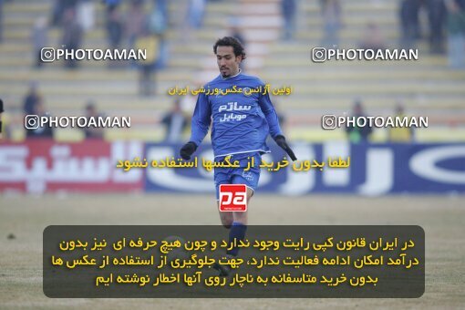 1932923, Mashhad, Iran, لیگ برتر فوتبال ایران، Persian Gulf Cup، Week 18، Second Leg، 2006/01/19، Aboumoslem 1 - 0 Esteghlal
