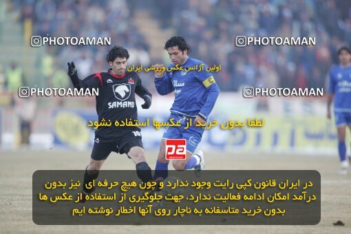 1932927, Mashhad, Iran, لیگ برتر فوتبال ایران، Persian Gulf Cup، Week 18، Second Leg، 2006/01/19، Aboumoslem 1 - 0 Esteghlal