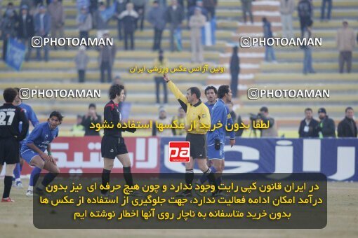 1932930, Mashhad, Iran, لیگ برتر فوتبال ایران، Persian Gulf Cup، Week 18، Second Leg، 2006/01/19، Aboumoslem 1 - 0 Esteghlal