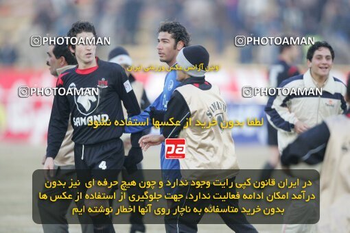 1932940, Mashhad, Iran, لیگ برتر فوتبال ایران، Persian Gulf Cup، Week 18، Second Leg، 2006/01/19، Aboumoslem 1 - 0 Esteghlal