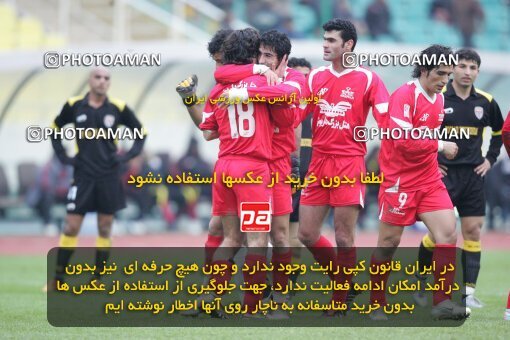 1935180, Tehran, Iran, لیگ برتر فوتبال ایران، Persian Gulf Cup، Week 21، Second Leg، 2006/02/03، Persepolis 2 - 3 Foulad Khouzestan