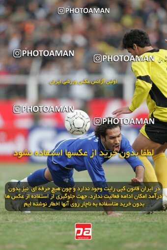 1935309, Shiraz, Iran, لیگ برتر فوتبال ایران، Persian Gulf Cup، Week 23، Second Leg، 2006/02/16، Fajr-e Sepasi Shiraz 0 - 3 Esteghlal