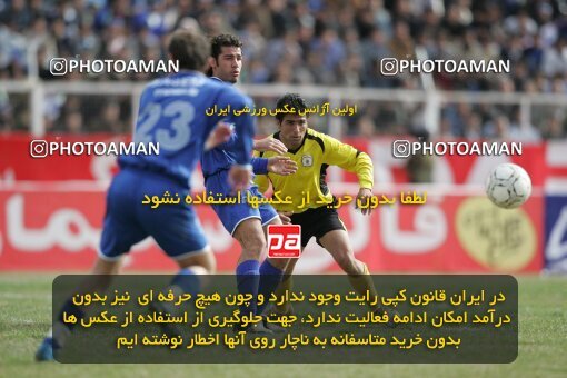 1935410, Shiraz, Iran, لیگ برتر فوتبال ایران، Persian Gulf Cup، Week 23، Second Leg، 2006/02/16، Fajr-e Sepasi Shiraz 0 - 3 Esteghlal