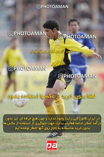 1935413, Shiraz, Iran, لیگ برتر فوتبال ایران، Persian Gulf Cup، Week 23، Second Leg، 2006/02/16، Fajr-e Sepasi Shiraz 0 - 3 Esteghlal
