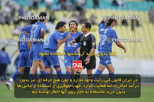 1937371, Tehran, Iran, لیگ برتر فوتبال ایران، Persian Gulf Cup، Week 26، Second Leg، 2006/03/17، Esteghlal 1 - 1 Shamoushak Noshahr