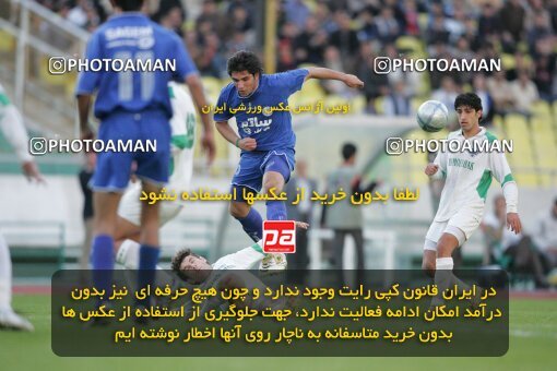 1937372, Tehran, Iran, لیگ برتر فوتبال ایران، Persian Gulf Cup، Week 26، Second Leg، 2006/03/17، Esteghlal 1 - 1 Shamoushak Noshahr