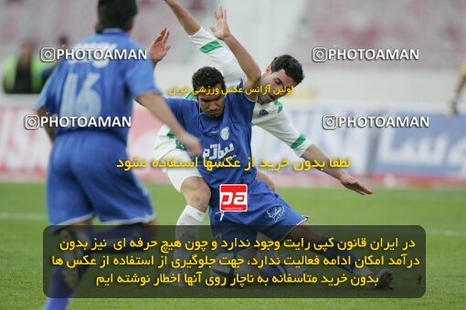 1937379, Tehran, Iran, لیگ برتر فوتبال ایران، Persian Gulf Cup، Week 26، Second Leg، 2006/03/17، Esteghlal 1 - 1 Shamoushak Noshahr