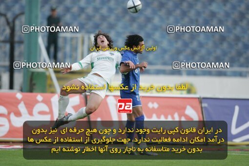 1937385, Tehran, Iran, لیگ برتر فوتبال ایران، Persian Gulf Cup، Week 26، Second Leg، 2006/03/17، Esteghlal 1 - 1 Shamoushak Noshahr
