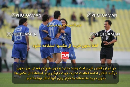 1937438, Tehran, Iran, لیگ برتر فوتبال ایران، Persian Gulf Cup، Week 26، Second Leg، 2006/03/17، Esteghlal 1 - 1 Shamoushak Noshahr