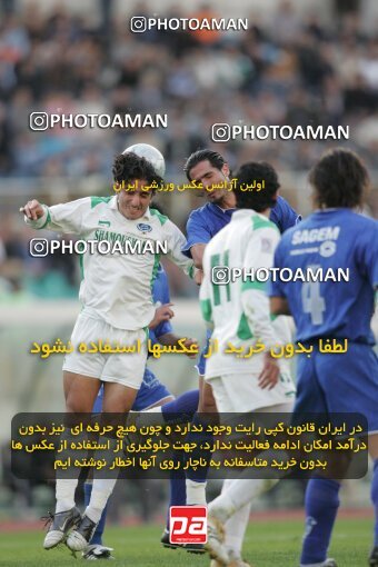 1937448, Tehran, Iran, لیگ برتر فوتبال ایران، Persian Gulf Cup، Week 26، Second Leg، 2006/03/17، Esteghlal 1 - 1 Shamoushak Noshahr