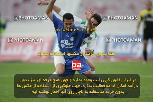 1937465, Tehran, Iran, لیگ برتر فوتبال ایران، Persian Gulf Cup، Week 26، Second Leg، 2006/03/17، Esteghlal 1 - 1 Shamoushak Noshahr