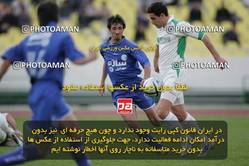 1937478, Tehran, Iran, لیگ برتر فوتبال ایران، Persian Gulf Cup، Week 26، Second Leg، 2006/03/17، Esteghlal 1 - 1 Shamoushak Noshahr