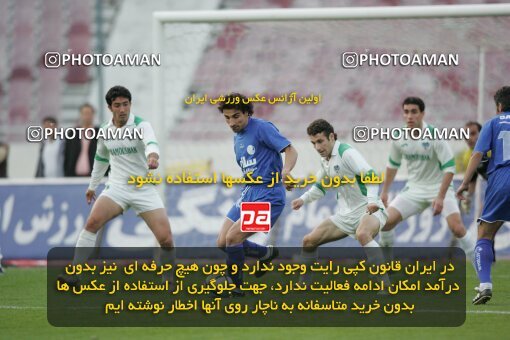 1937495, Tehran, Iran, لیگ برتر فوتبال ایران، Persian Gulf Cup، Week 26، Second Leg، 2006/03/17، Esteghlal 1 - 1 Shamoushak Noshahr