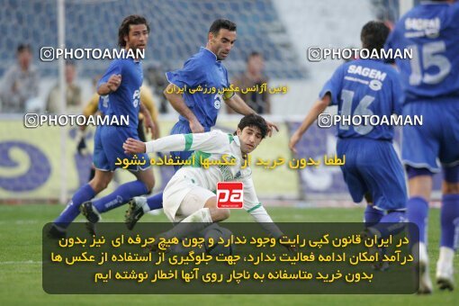 1937511, Tehran, Iran, لیگ برتر فوتبال ایران، Persian Gulf Cup، Week 26، Second Leg، 2006/03/17، Esteghlal 1 - 1 Shamoushak Noshahr