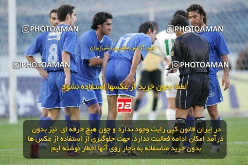 1937516, Tehran, Iran, لیگ برتر فوتبال ایران، Persian Gulf Cup، Week 26، Second Leg، 2006/03/17، Esteghlal 1 - 1 Shamoushak Noshahr