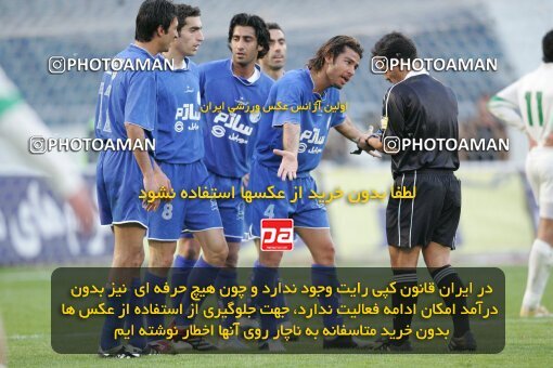 1937517, Tehran, Iran, لیگ برتر فوتبال ایران، Persian Gulf Cup، Week 26، Second Leg، 2006/03/17، Esteghlal 1 - 1 Shamoushak Noshahr