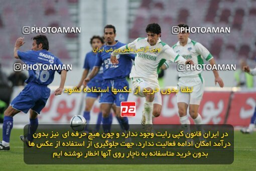 1937522, Tehran, Iran, لیگ برتر فوتبال ایران، Persian Gulf Cup، Week 26، Second Leg، 2006/03/17، Esteghlal 1 - 1 Shamoushak Noshahr