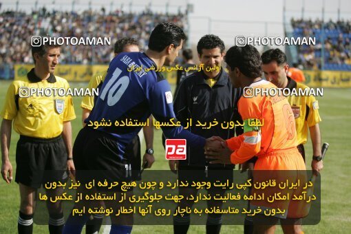 1937594, Tehran,Sabashahr, Iran, لیگ برتر فوتبال ایران، Persian Gulf Cup، Week 26، Second Leg، 2006/03/17، Saba 1 - 0 Shahid Ghandi