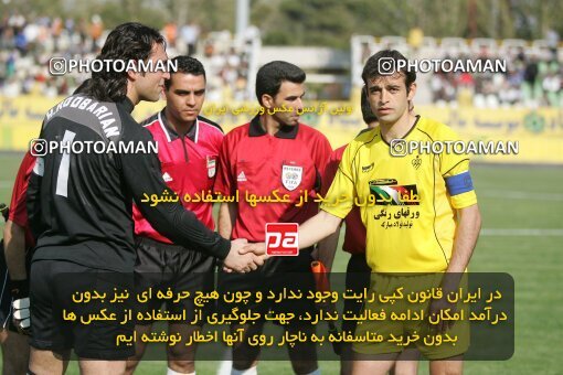 1946916, Tehran, Iran, لیگ برتر فوتبال ایران، Persian Gulf Cup، Week 27، Second Leg، 2006/03/31، Pas 4 - 4 Sepahan