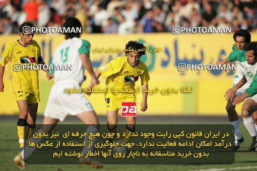 1947174, لیگ برتر فوتبال ایران، Persian Gulf Cup، Week 27، Second Leg، 2006/03/31، Tehran، Shahid Dastgerdi Stadium، Pas 4 - 4 Sepahan