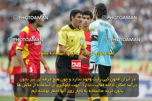 1946627, Tehran, Iran, لیگ برتر فوتبال ایران، Persian Gulf Cup، Week 28، Second Leg، 2006/04/06، Esteghlal 4 - 1 Foulad Khouzestan