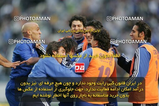 1946701, Tehran, Iran, لیگ برتر فوتبال ایران، Persian Gulf Cup، Week 28، Second Leg، 2006/04/06، Esteghlal 4 - 1 Foulad Khouzestan