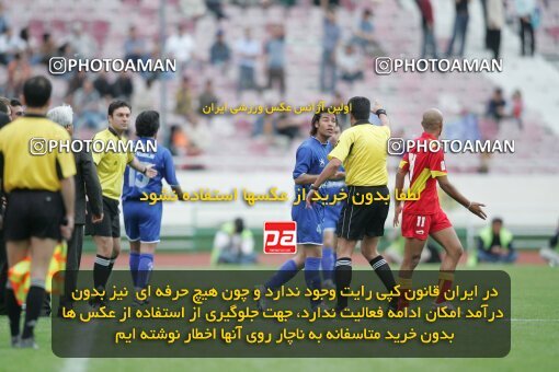 1946918, Tehran, Iran, لیگ برتر فوتبال ایران، Persian Gulf Cup، Week 28، Second Leg، 2006/04/06، Esteghlal 4 - 1 Foulad Khouzestan