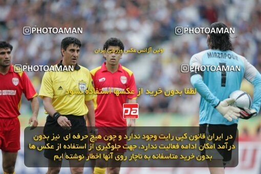 1946924, Tehran, Iran, لیگ برتر فوتبال ایران، Persian Gulf Cup، Week 28، Second Leg، 2006/04/06، Esteghlal 4 - 1 Foulad Khouzestan