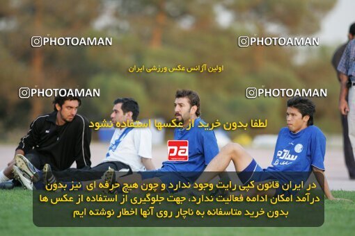 1996314, Tehran, Iran, لیگ برتر فوتبال ایران, Esteghlal Football Team Training Session on 2006/08/15 at زمین شماره 2 ورزشگاه آزادی