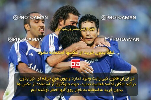 2021073, Tehran, Iran, لیگ برتر فوتبال ایران، Persian Gulf Cup، Week 1، First Leg، 2006/09/09، Esteghlal 2 - 1 Zob Ahan Esfahan