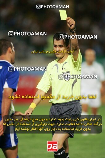2021078, Tehran, Iran, لیگ برتر فوتبال ایران، Persian Gulf Cup، Week 1، First Leg، 2006/09/09، Esteghlal 2 - 1 Zob Ahan Esfahan