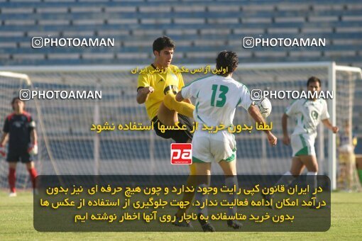 1996416, Shiraz, Iran, لیگ برتر فوتبال ایران، Persian Gulf Cup، Week 2، First Leg، 2006/09/15، Fajr-e Sepasi Shiraz 0 - 2 Pas