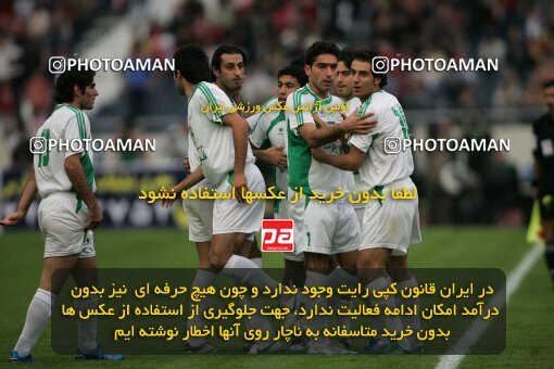 1996457, Tehran, Iran, لیگ برتر فوتبال ایران، Persian Gulf Cup، Week 7، First Leg، 2006/10/27، Persepolis 1 - 1 Pas