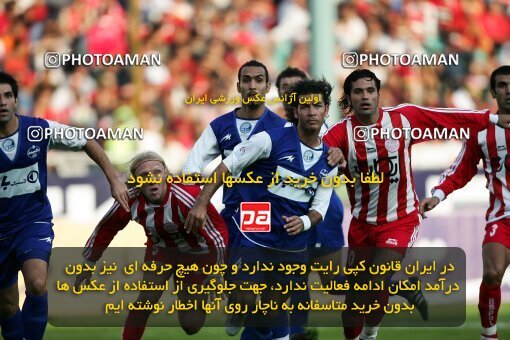 2000968, Tehran, Iran, لیگ برتر فوتبال ایران، Persian Gulf Cup، Week 8، First Leg، Persepolis 2 v 1 Esteghlal on 2006/11/03 at Azadi Stadium