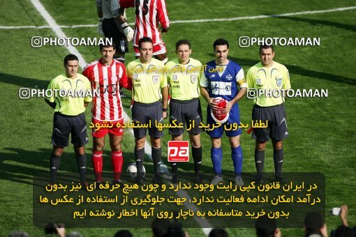 2001128, Tehran, Iran, لیگ برتر فوتبال ایران، Persian Gulf Cup، Week 8، First Leg، Persepolis 2 v 1 Esteghlal on 2006/11/03 at Azadi Stadium