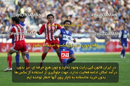 2000910, Tehran, Iran, لیگ برتر فوتبال ایران، Persian Gulf Cup، Week 8، First Leg، Persepolis 2 v 1 Esteghlal on 2006/11/03 at Azadi Stadium