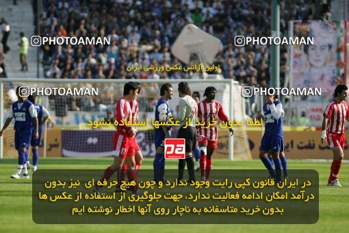 2000922, Tehran, Iran, لیگ برتر فوتبال ایران، Persian Gulf Cup، Week 8، First Leg، Persepolis 2 v 1 Esteghlal on 2006/11/03 at Azadi Stadium