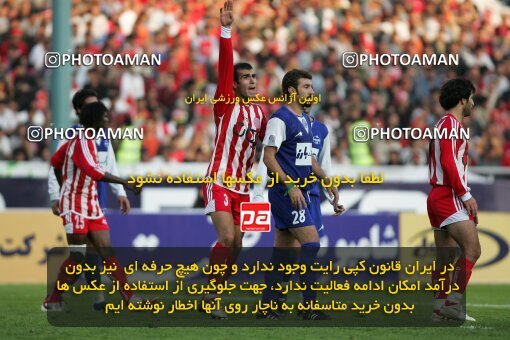 2000947, Tehran, Iran, لیگ برتر فوتبال ایران، Persian Gulf Cup، Week 8، First Leg، Persepolis 2 v 1 Esteghlal on 2006/11/03 at Azadi Stadium