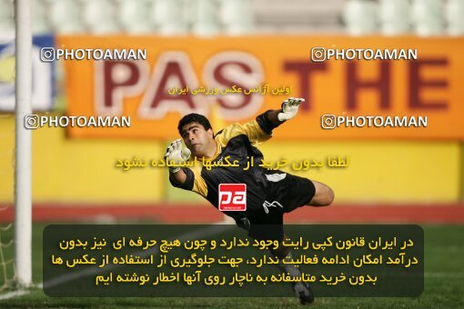 2000632, Tehran, Iran, لیگ برتر فوتبال ایران، Persian Gulf Cup، Week 9، First Leg، 2006/11/07، Pas 2 - 2 Bargh Shiraz