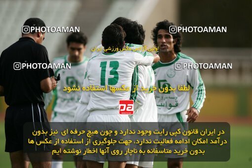 2000642, Tehran, Iran, لیگ برتر فوتبال ایران، Persian Gulf Cup، Week 9، First Leg، 2006/11/07، Pas 2 - 2 Bargh Shiraz