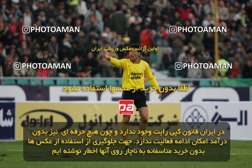 2001414, Tehran, Iran, لیگ برتر فوتبال ایران، Persian Gulf Cup، Week 10، First Leg، 2006/11/21، Persepolis 2 - 2 Fajr-e Sepasi Shiraz
