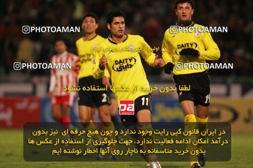 2001459, Tehran, Iran, لیگ برتر فوتبال ایران، Persian Gulf Cup، Week 10، First Leg، 2006/11/21، Persepolis 2 - 2 Fajr-e Sepasi Shiraz