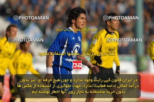 2001955, Tehran, Iran, لیگ برتر فوتبال ایران، Persian Gulf Cup، Week 11، First Leg، 2006/12/01، Esteghlal 2 - 1 Sepahan