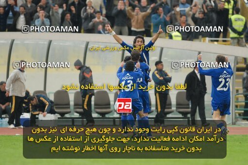 2001966, Tehran, Iran, لیگ برتر فوتبال ایران، Persian Gulf Cup، Week 11، First Leg، 2006/12/01، Esteghlal 2 - 1 Sepahan