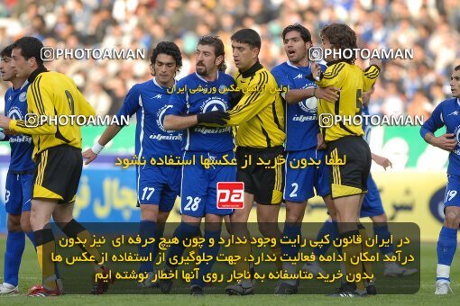2001985, Tehran, Iran, لیگ برتر فوتبال ایران، Persian Gulf Cup، Week 11، First Leg، 2006/12/01، Esteghlal 2 - 1 Sepahan