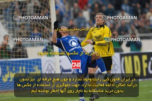 2001991, Tehran, Iran, لیگ برتر فوتبال ایران، Persian Gulf Cup، Week 11، First Leg، 2006/12/01، Esteghlal 2 - 1 Sepahan