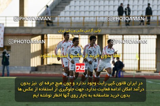 2003972, Karaj, Iran, لیگ برتر فوتبال ایران، Persian Gulf Cup، Week 11، First Leg، 2006/12/01، Saipa 2 - 1 Paykan