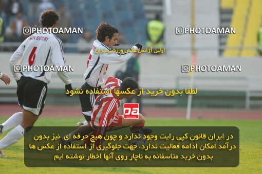 2004020, Tehran, Iran, لیگ برتر فوتبال ایران، Persian Gulf Cup، Week 12، First Leg، 2006/12/10، Persepolis 1 - 0 Saba