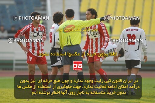 2004044, Tehran, Iran, لیگ برتر فوتبال ایران، Persian Gulf Cup، Week 12، First Leg، 2006/12/10، Persepolis 1 - 0 Saba