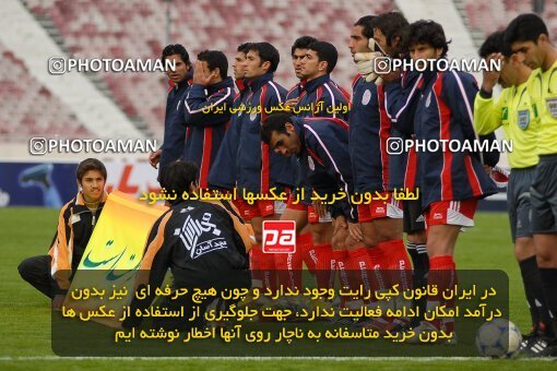 2004049, Tehran, Iran, لیگ برتر فوتبال ایران، Persian Gulf Cup، Week 12، First Leg، 2006/12/10، Persepolis 1 - 0 Saba